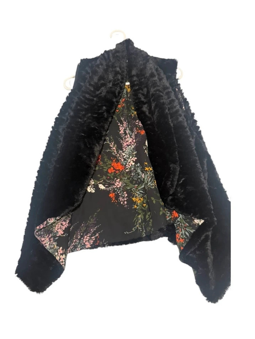 Float faux fur vest